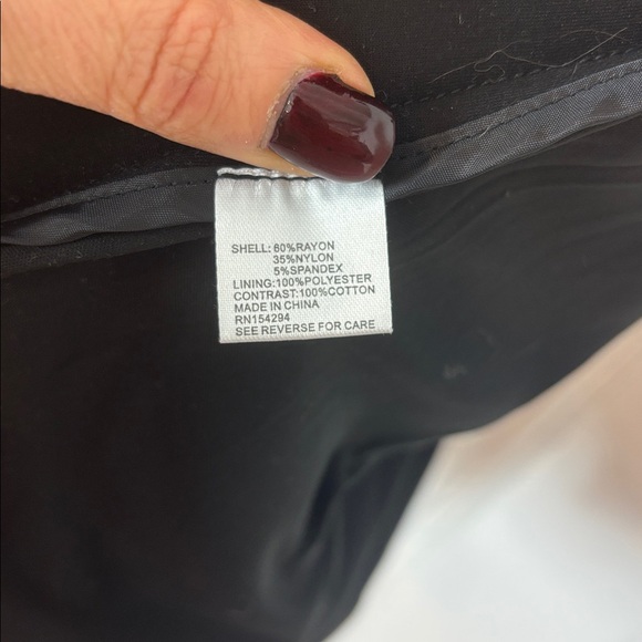 JAMISON Black Stretch Blazer with Removable Bib – size S - Picture 10 of 10